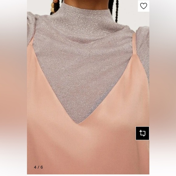 Mango MNG Blush Pink slip dress size small NWT - Picture 16 of 16